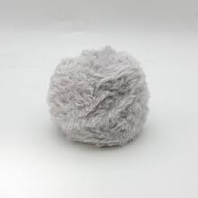 2/1pc 100g 钩针纱，彩虹混纺，奢华柔软人造毛皮纱球，羊毛纱，粗羊毛仿貂毛花式纱，粗羊毛手工编织纱，柔软纱 DIY 钩针编织纱线，用于衣服、圣诞帽