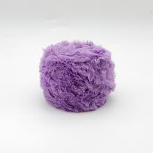 2/1pc 100g 钩针纱，彩虹混纺，奢华柔软人造毛皮纱球，羊毛纱，粗羊毛仿貂毛花式纱，粗羊毛手工编织纱，柔软纱 DIY 钩针编织纱线，用于衣服、圣诞帽