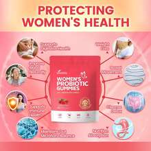 Vaginal Probiotics For Women, Feminine PH Balance Gummies For Healthy Odor, Yeast Balance & Flora + Vitamin C For Immune Support -Cranberry - 1 - 查看 3
