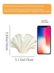 1pc Minimalist White Petal Shaped Resin Vase, This Elegant Petal Vase Is Perfect For Displaying Artificial Or Fresh Flower Stems On Coffee Tables, Shelves, Adding A Fashionable Touch To Living Room And Bedroom, An Ideal Choice For Modern Home Decor, Christmas Gift, And Winter Decoration. - Multicolor - View 11