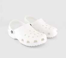 Crocs 男女通用成人經典木屐白色