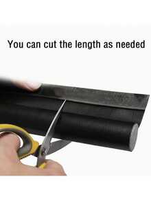 1 pieza Tope de puerta, bloqueador de ruido, burlete de aislamiento para la parte inferior de la puerta, burlete ajustable para reducir el viento, la luz, el aire frío y el ruido