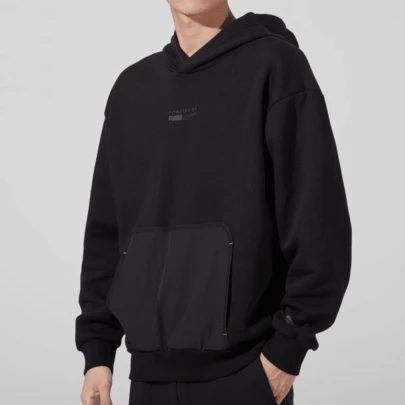  Puma 男女通用保暖内衬卫衣，宽松版型，秋冬季保暖舒适运动服，适合青少年和学生户外穿着，534403