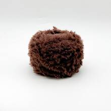 2/1pc 100g 钩针纱，彩虹混纺，奢华柔软人造毛皮纱球，羊毛纱，粗羊毛仿貂毛花式纱，粗羊毛手工编织纱，柔软纱 DIY 钩针编织纱线，用于衣服、圣诞帽