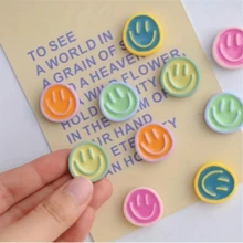 5/10pcs Smiling Face Refrigerator Magnets, Cartoon Fridge Stickers, Customized Fridge Magnets, Suitable For Kitchen, Office, Whiteboard, Storage Cabinet, Dishwasher, Kitchen Decor, Home Decor, Holiday/Party Gifts For Friends