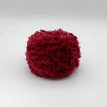 2/1pc 100g 钩针纱，彩虹混纺，奢华柔软人造毛皮纱球，羊毛纱，粗羊毛仿貂毛花式纱，粗羊毛手工编织纱，柔软纱 DIY 钩针编织纱线，用于衣服、圣诞帽