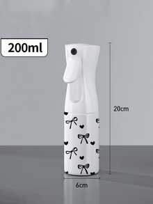 Schleifenmuster klare PET nachfüllbare Reise-Sprühflasche, Mehrzweck-Feinnebel-Sprühflasche für Reisen und Geschäftsreisen, Make-up-Entferner-Spender, wiederverwendbare Haarspray-Flasche, kontinuierlicher Wasserzerstäuber, für Haarstyling, Reinigung, Pflanzen, Gesichtsfeuchtigkeit