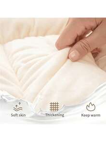 1 pernă de scaun moale din lână tricotată, confortabilă și călduroasă, potrivită pentru birou, casă și sufragerie - se poate spăla la mașină, oferă suport pentru spate, fabricată din fibră de poliester. Cadou de Paște, ziua de naștere, absolvire, decor școlar, surpriză, decor cămin, întoarcerea la școală, pernă pentru scaun de birou, decor interioară, decor cameră, rechizite de studiu, pernă pentru scaun, pernă pentru scaun de gaming. - Multicolor - Vizualizare 7