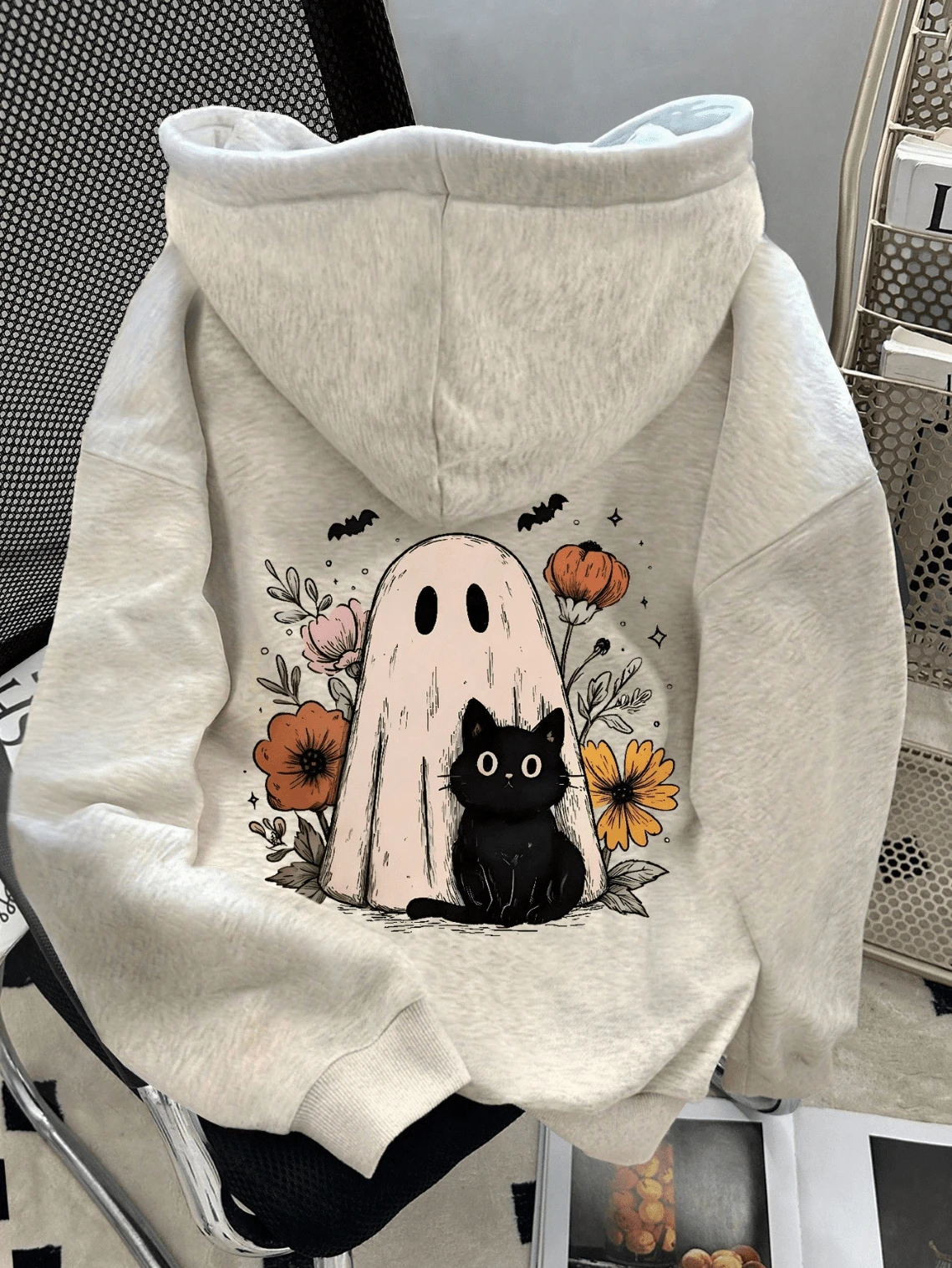 Women Sweatshirts - Light Grey - View 1