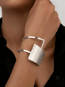 1 Set Of 3 Pcs Luxury Bohemian Necklace, Bracelet, Ring Stainless Steel Jewelry Set, Fashion Versatile High-End Jewelry Suitable For Women, Couples, Banquet, Party, Daily Wear - Yellow Gold - View 18