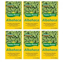 Pack de 6 Semillas de Albahaca Happy Flower – Germinación Garantizada (250 mg c/u) - Amarillo - Ver 1