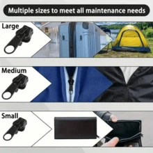 6pcs/12pcs Instant Zipper Repair Kit, Universal Design With Multiple Sizes, Replaceable Zipper - Multicolor - View 10