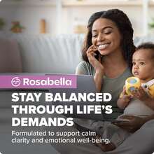 Rosabellad Saffron Blend Supplement For Men & Women – Saffron, B6, Magnesium & Herbal Extract Capsules – Supports Mood, Focus & Clarity – Non-GMO, Gluten-Free – 60 Capsules – 30-Day Supply - Trắng và hồng 2 - Xem 2