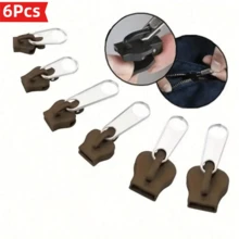 6pcs/12pcs Instant Zipper Repair Kit, Universal Design With Multiple Sizes, Replaceable Zipper - Multicolor - View 14