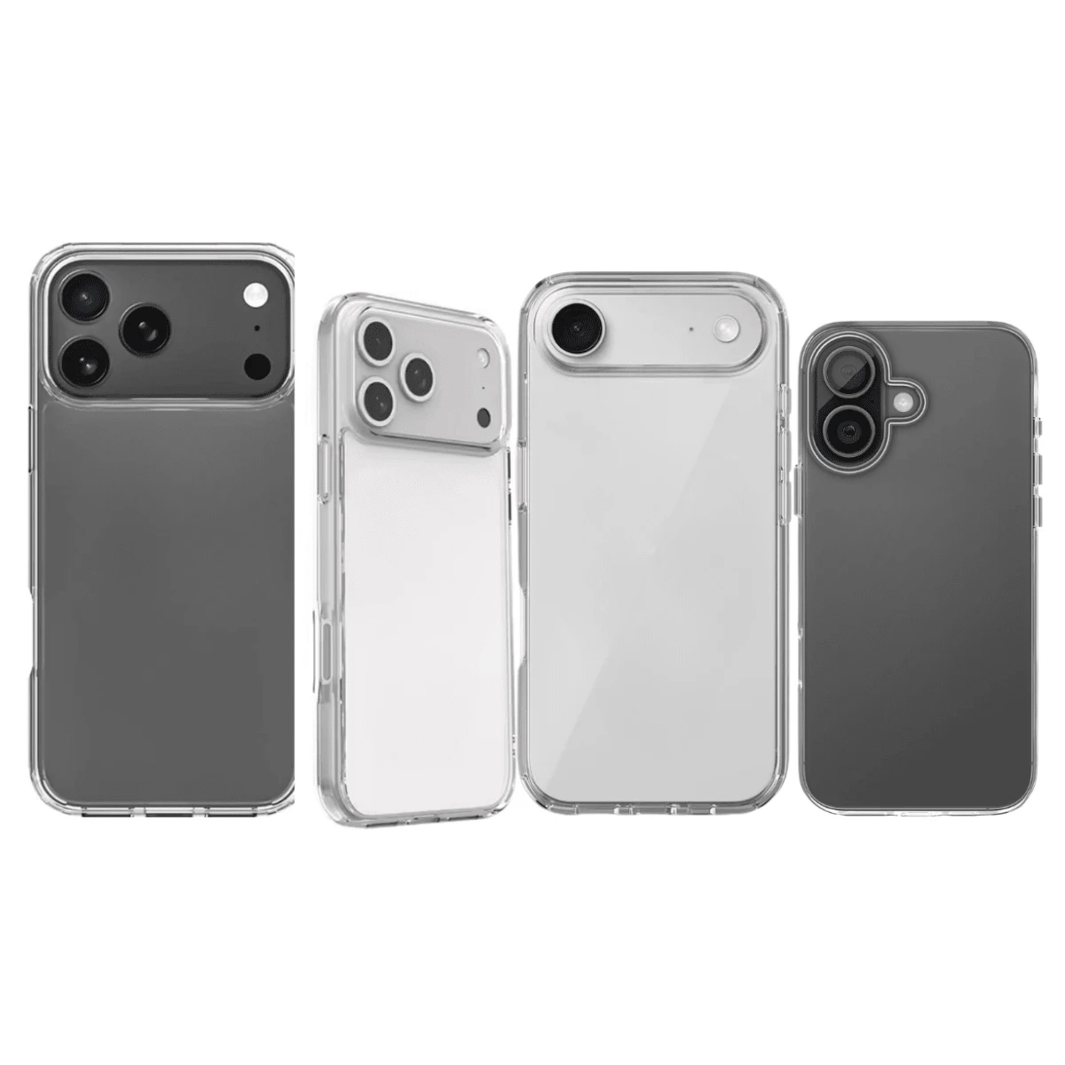 Cover Case Silicone Velvety Premium Protection For IPhone 17 17Air 17pro 17promax - Clear - View 1