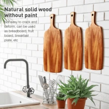 Tocător din lemn de trandafir - Diverse modele de tocătoare, Tocător din lemn masiv, Tocător pentru aperitive, Tocător pentru bucătărie, Tocător pentru mezeluri, Tocător pentru fructe în aer liber, Potrivit pentru hotel, casă, activități în aer liber, camping, Tocător portabil din lemn.