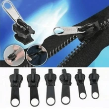6pcs/12pcs Instant Zipper Repair Kit, Universal Design With Multiple Sizes, Replaceable Zipper - Multicolor - View 12