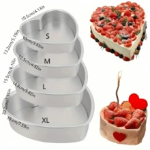 Set di teglie per torte a più strati in alluminio con strato antiaderente rimovibile - adatto per forni e lavastoviglie, riscaldamento uniforme, adatto per la panificazione professionale e domestica - torte a più strati, cupcake, compleanni/matrimoni/San Valentino