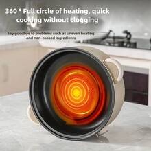 Electric Kettle, Non-Stick Mini Portable Pot, Quick Cooking, Adjustable Power, Suitable For Dorms, Essential For Kitchen - View 6