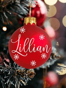 1 قطعة زخرفة لمبة عيد الميلاد مع اسم مخصص، المقاس القياسي، لمبة عيد الميلاد المخصصة، سانتا السري، المعلم، الصديق، عيد الميلاد، شجرة، ديكور، زينة شجرة عيد الميلاد، هدية عيد الميلاد