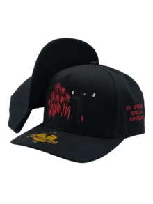 Gorra premium bordado Hahaha Antraax - NEGRO/NEGRO - Ver 2