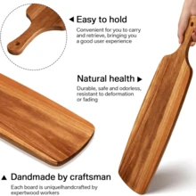 Tocător din lemn de trandafir - Diverse modele de tocătoare, Tocător din lemn masiv, Tocător pentru aperitive, Tocător pentru bucătărie, Tocător pentru mezeluri, Tocător pentru fructe în aer liber, Potrivit pentru hotel, casă, activități în aer liber, camping, Tocător portabil din lemn.