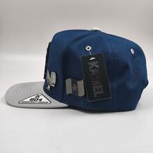 Gorra Premium Yo Peleo Gallos Placa Mixta - AZUL/GRIS - Ver 4