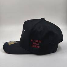 Gorra premium bordado Hahaha Antraax - NEGRO/NEGRO - Ver 4