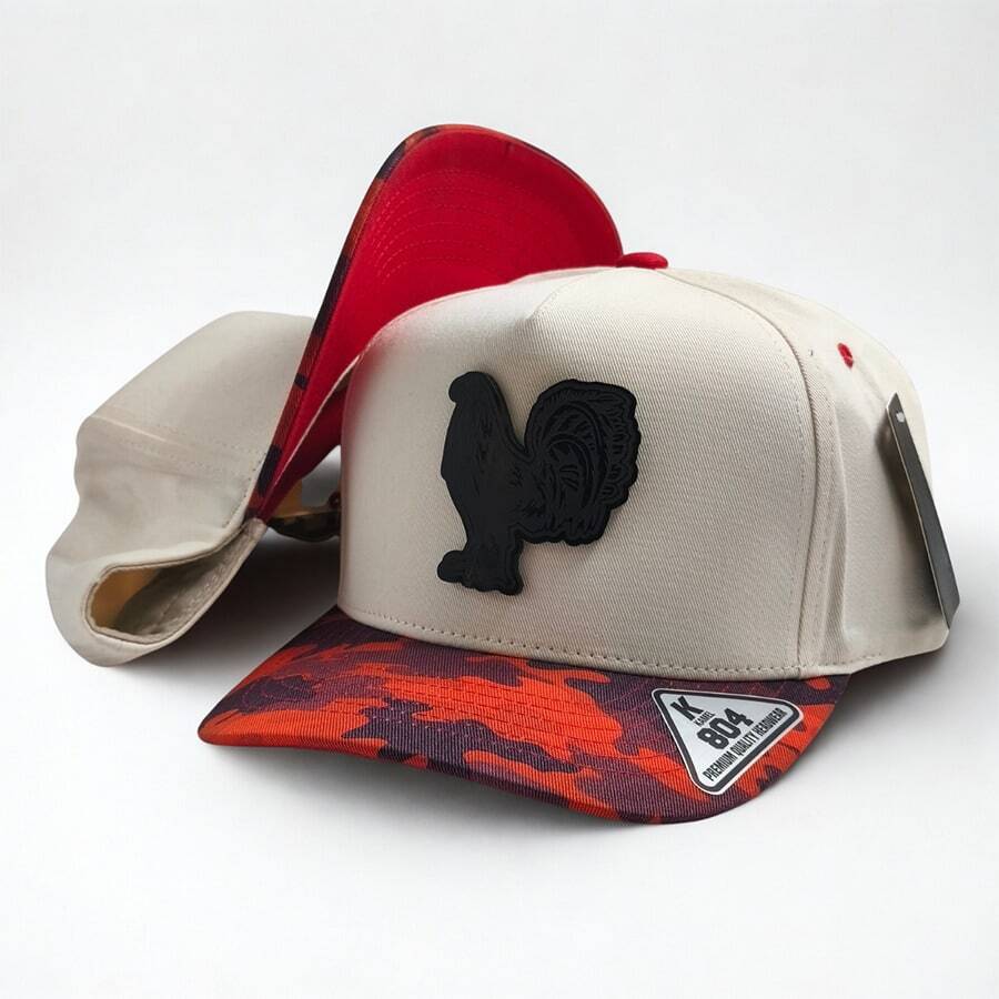 Men Baseball Cap - WHITE/RED - View 1