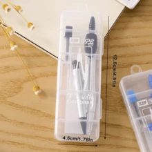 Back To School Compass 2-PieceSet, Student Geometry DrawingTools, Math Class Essential Supplieswith Portable Case