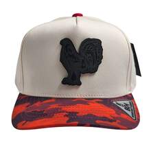 Men Baseball Cap - WHITE/RED - View 4