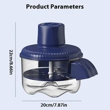 Electric Fruit & Vegetable Peeler, One-Touch Operation, Auto Ejection System - High-Strength Plastic Structure, Curved Blade Technology, Suitable For Grapes, Garlic, Apples, Potatoes, Tomatoes, Etc. - For Home And Commercial Kitchens, Compact Design With Sliding Chute And Collection Tray - Durable And Easy To Clean Automatic Peeler