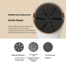 1pc Rechargeable Electric Foot Callus Remover With Exfoliating Dust Collector And Storage Function, Professional Waterproof Foot Care Tool Set With LCD Display, 2 Speeds, 3 Grinding Heads, For Removing Heel Cracks And Calluses, Holiday Gift - Multicolor - View 5