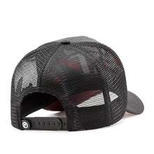 Men's Casual Agricultural Cap, Country Cowboy Trucker Style - 黑色 - 查看 2