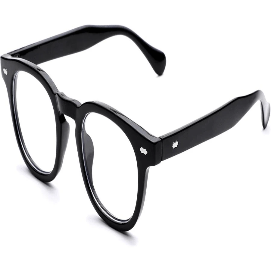 BOQGYAS Rice Nails Nearsighted Glasses Distance Glasses Fashion Myopia Shortsighted Glasses - ColorA - 查看 1