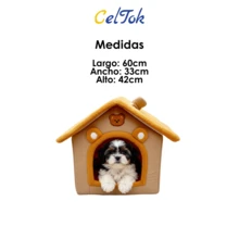 CELTOK CT1313 1 Pieza De Cama Con Diseño De Casa Para Mascota