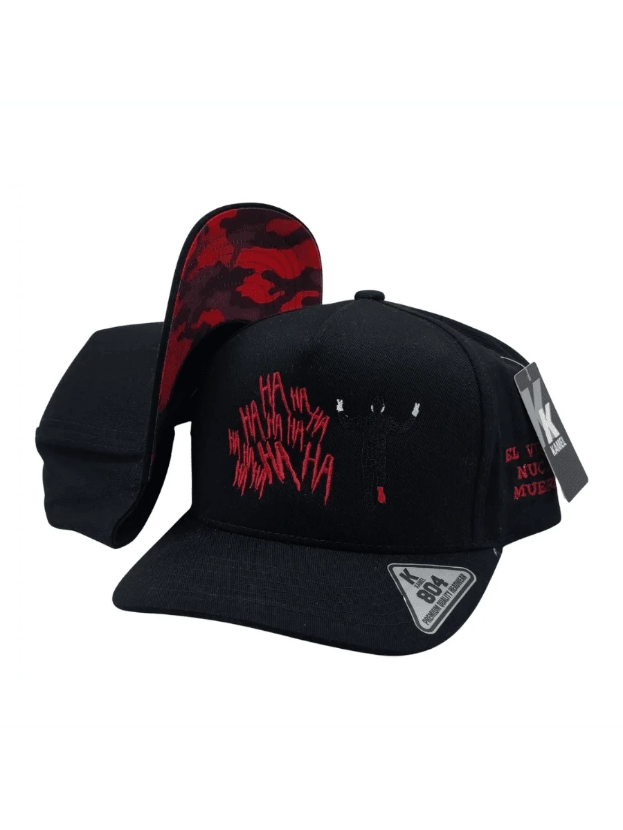 Men Baseball Cap - BLACK CAMOUFLAGE - View 1