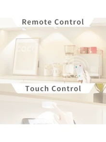 1/3/6pcs LED Round Night Light, Ice Ball Lamp, Cabinet Light, LED Spotlights With Remote Control And Button, USB Rechargeable Cabinet Light, Suitable For Wardrobe, Cabinet, Kitchen, Bedroom Wall, Cabinet, Corridor, Bedroom Decor, Kitchen Lighting, Ambient Lighting (250mAh) - USB - View 7