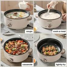 Electric Kettle, Non-Stick Mini Portable Pot, Quick Cooking, Adjustable Power, Suitable For Dorms, Essential For Kitchen - View 5