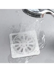 50/30/10/3PCS Shower And Bathtub Hair Catcher, Insect Filter - Easy To Use,Self-Adhesive Filter Drainage Net,Disposable Sewer Hair Filter, Floor Sink Filter Sticker, Bathroom Tub Hair Filter Sticker, Bathroom Accessories, Disposable Sewer Drain Covers For Showers, Kitchen Sinks, And Laundry Rooms, Household, Household Supplies (Please Check The Dimensions And Installation Instructions First.)