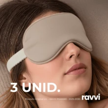 Sleeping Eye Mask Travel Sleep Mask Blackout 20 Cm Comfortable With Elasticity Prolonged Sleep Health Innovation Office School Airplane Car Large Comfort Everyday Prevents Dark Circles Anti-Stress Breathable Fabric Kit 1/2/3/4 Pieces Combats Insomnia Assorted Earplug - 米色 - 查看 5