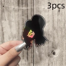 Slash Vinyl Sticker Decal - Vintage Rock Band Design, Black & White, Perfect For Car Bumpers, Phone Cases, Notebooks, Toolboxes, Trucks, Refrigerators, Water Bottles, Helmets Ideal For Rock Music Fan - Multicolor - View 12