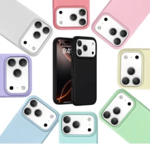 Cover Case Silicone Velvety Premium Protection For IPhone 17 17Air 17pro 17promax - Red - View 3