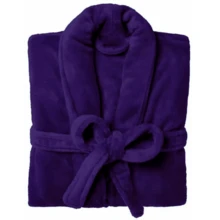 Attuale Antiallergic Unisex Corttex Microfiber Bathrobe - 藍色 - 查看 3