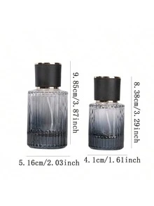 1个装玻璃50ML香水瓶喷雾30ml高端玻璃便携旅行精致香水瓶空样品瓶 - 彩色 - 查看 5