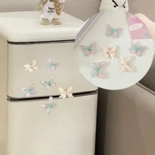 5pcs Small Bow Tie Refrigerator Magnets, Fridge Magnets, For Home Decor, Refrigerator Decoration, Cute Decor - Multicolor - View 6