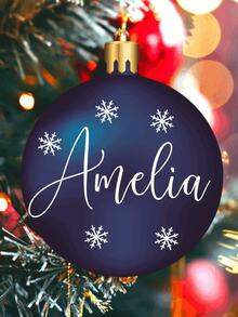 1 قطعة زخرفة لمبة عيد الميلاد مع اسم مخصص، المقاس القياسي، لمبة عيد الميلاد المخصصة، سانتا السري، المعلم، الصديق، عيد الميلاد، شجرة، ديكور، زينة شجرة عيد الميلاد، هدية عيد الميلاد