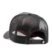 Men's Casual Agricultural Cap, Country Cowboy Trucker Style - 黑色 - 查看 5