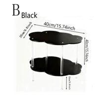 1 Set Acrylic Sofa Side Table, Narrow Coffee Table, Easy Assembly And Disassembly, Suitable For Bedroom, Living Room, Hallway - Multicolor - View 11