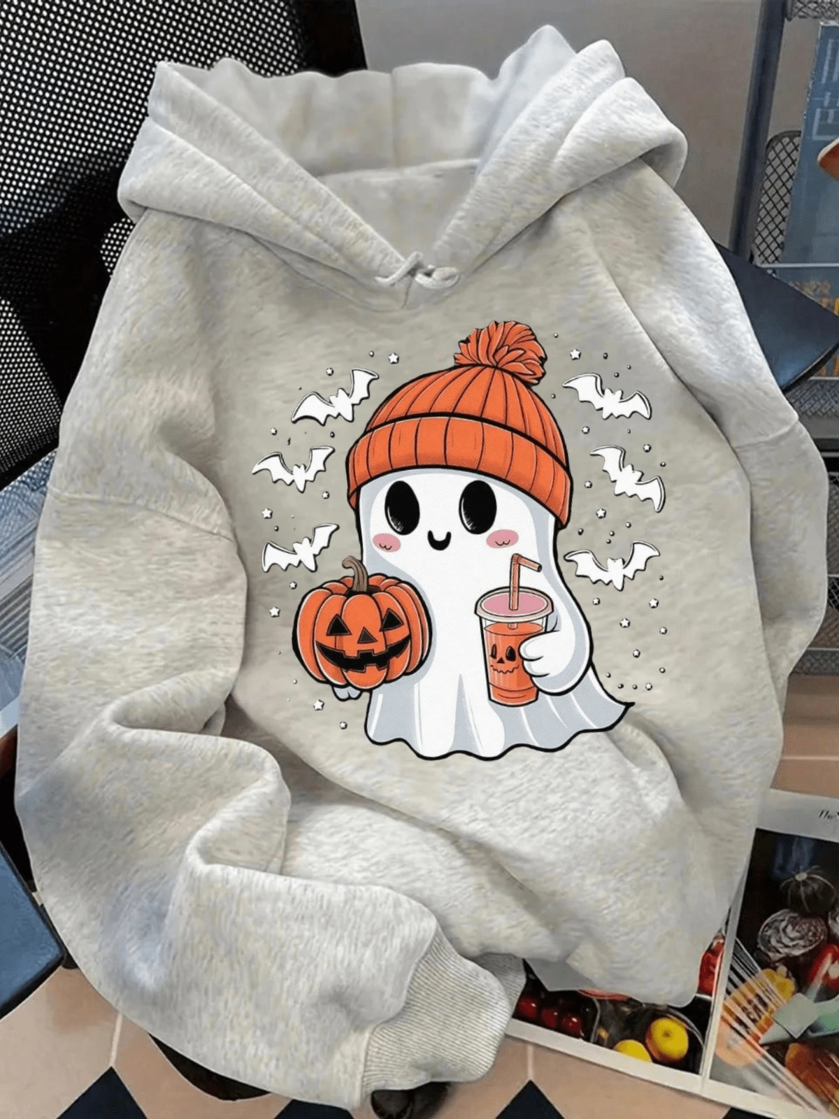 Women Sweatshirts - Light Grey - View 1